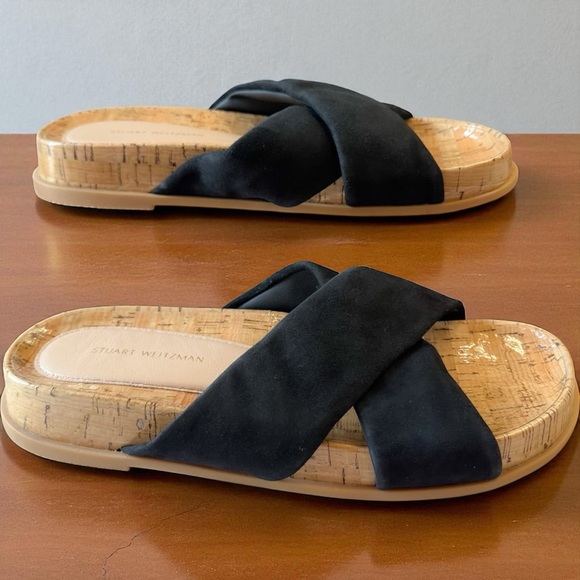 Stuart Weitzman Rosa Sport Slide Sandal size 7 Dust bag included - Picture 15 of 16